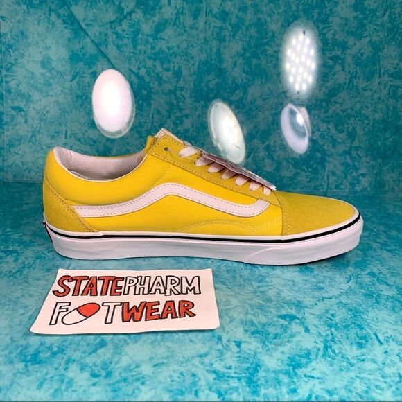 Vans Old Skool 'Cyber Yellow' Skate Shoes - Picture 3 of 4